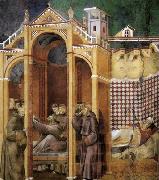 GIOTTO di Bondone, Apparition to Fra Agostino and to Bishop Guido of Arezzo